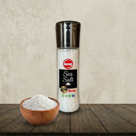 Hirmas Sea Salt – 12.5 oz - Natural, Clean Taste (Grinder)
