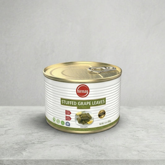 Hirmas Stuffed Grape Leaves with Rice – Ready to Eat (14 oz / 400 g)