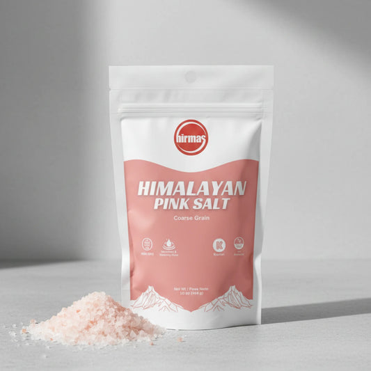 Hirmas Himalayan Pink Salt – 16 Oz (Coarse Grain)